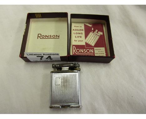 Ronson lighter in original box