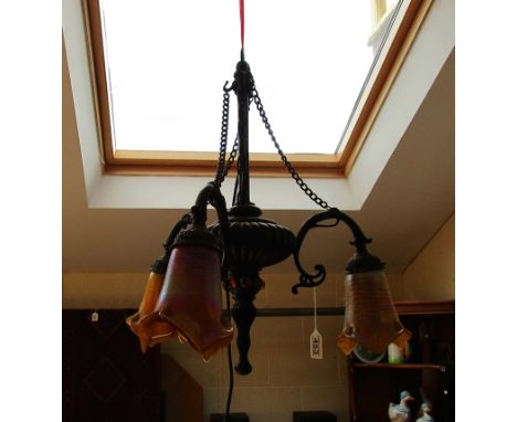 Hanging light fitting