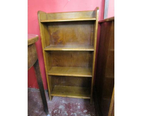 Small mahogany book shelf