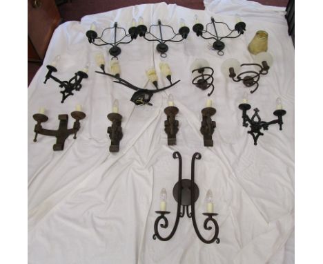 Collection of light fittings