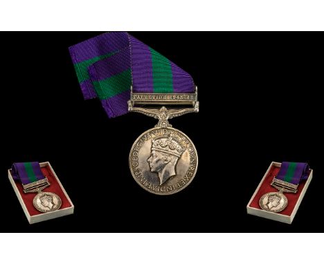 Palestine 1945-48 RAF Medal.  RAF Medal awarded to F G of R T Mirtle RAF.  Please see images.