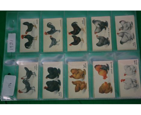 CIGARETTE CARDS; John Player & Sons: Complete set, 1931, Poultry - a series of 50



UK POSTAGE & PACKING £2.99 1ST CLASS POS