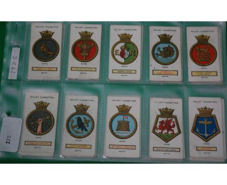 CIGARETTE CARDS: Wills's Cigarettes: Complete set,1925, Ships' Badges - a series of 50


UK POSTAGE & PACKING £2.99 1ST CLASS