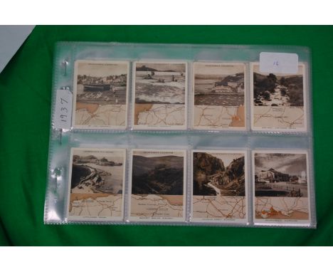 CIGARETTE CARDS; Churchman's Cigarettes: Complete set, 1937, Holidays in Britain - series of 48. ( 48 cards total ) 


UK POS