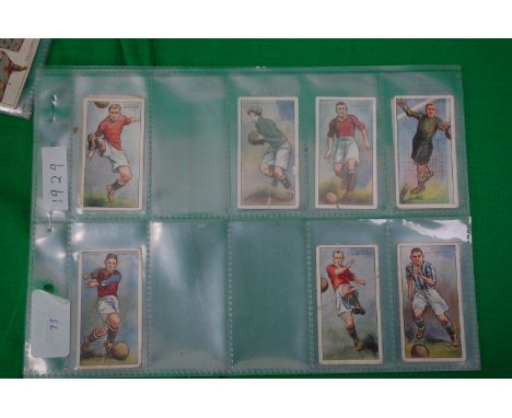 CIGARETTE CARDS; Players's Cigarettes, Incomplete set, Footballers 1928-29, 1929, 2nd series.


UK POSTAGE & PACKING £2.99 1S