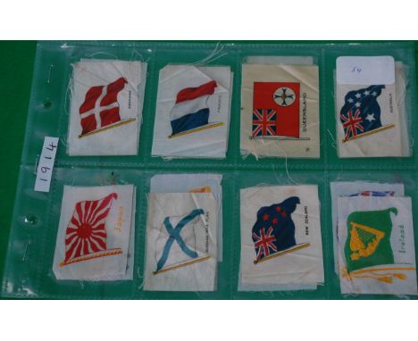 CIGARETTE CARDS; Silk Cigarette Cards 1914, Flags 12 in total.


UK POSTAGE & PACKING £2.99 1ST CLASS POST ( NON TRACKED ) 

