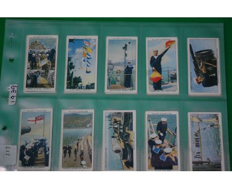 CIGARETTE CARDS: Wills's Cigarettes: Complete set,1939, Life in the Royal Navy - a series of 50


UK POSTAGE & PACKING £2.99 