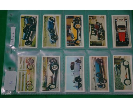 CIGARETTE CARDS; Craven, Black Cat: Complete set, 1936, Vintage Cars  - a series of 50.



UK POSTAGE & PACKING £2.99 1ST CLA