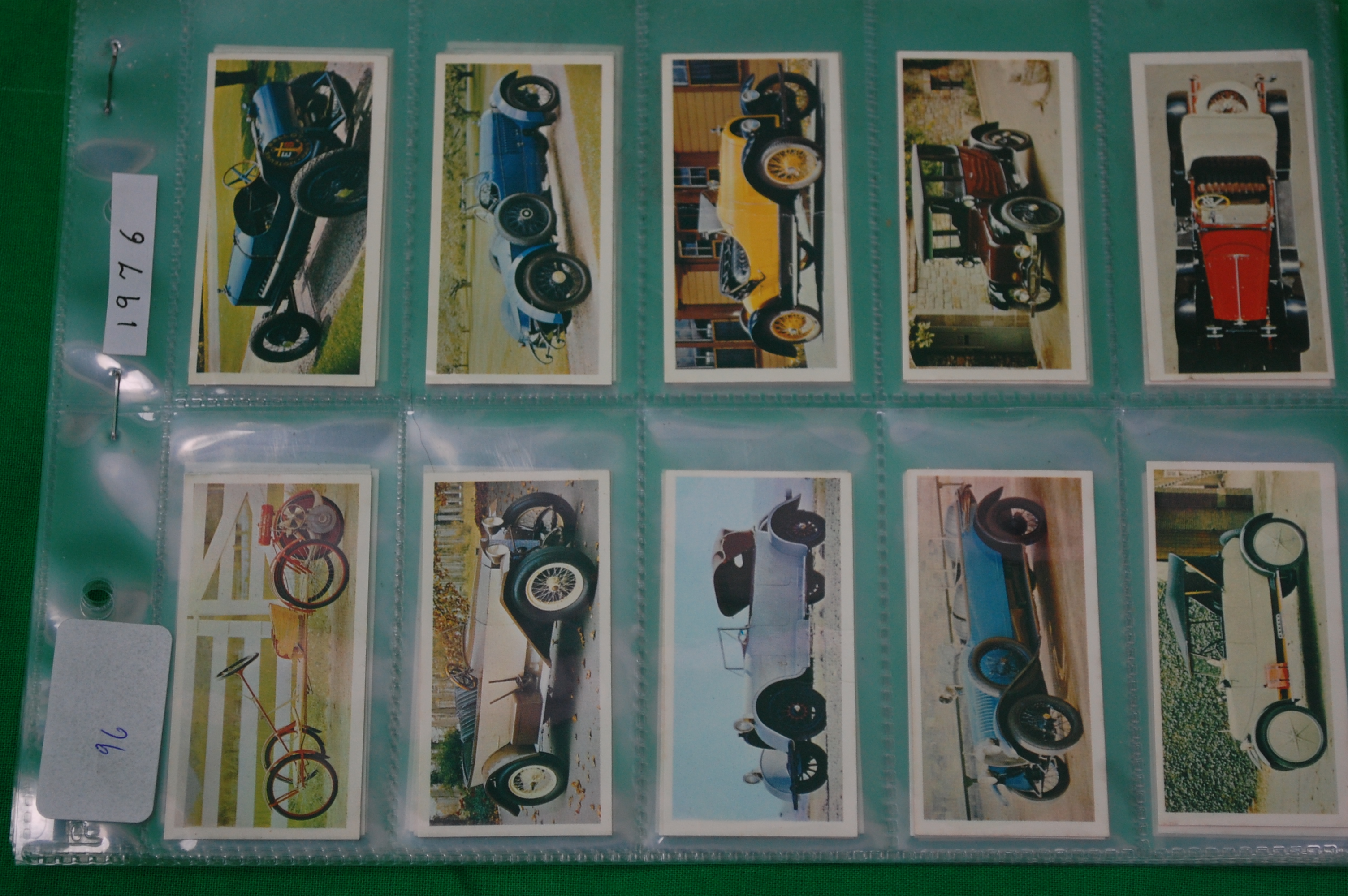 CIGARETTE CARDS; Craven, Black Cat Complete set, 1936, Vintage Cars a series of 50. UK POS
