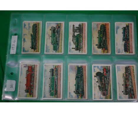 CIGARETTE CARDS: Wills's Cigarettes: Complete set.  1924. Railway Engines - a series of 50


UK POSTAGE & PACKING £2.99 1ST C