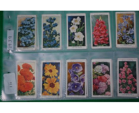 CIGARETTE CARDS: Wills's Cigarettes: Complete set,1939, Garden Flowers - a series of 50, unissued



UK POSTAGE & PACKING £2.