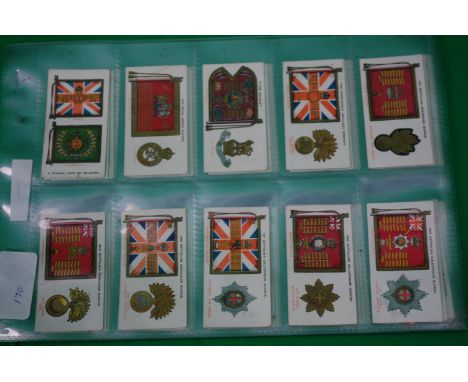 CIGARETTE CARDS; John Player & Sons: Complete set, Regimental Standards and Cap Badges - a series of 50



UK POSTAGE & PACKI