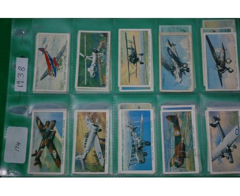 CIGARETTE CARDS; John Player & Sons: Complete set, 1938, Aircraft of the Royal Air Force - a series of 50.


UK POSTAGE & PAC