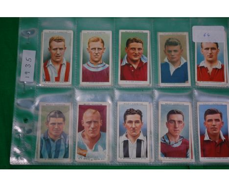 CIGARETTE CARDS; Wills's Cigarettes, Incomplete set, Association Footballers, 1935, series of 50


UK POSTAGE & PACKING £2.99