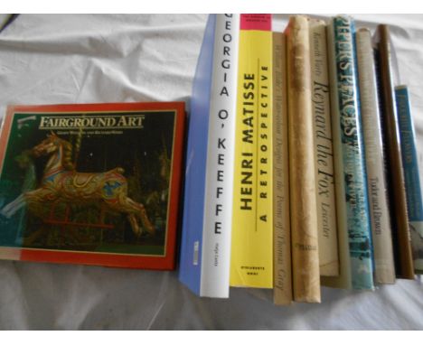 CURIGER, B. Georgia O'Keefe  1st.ed. 2003, 4to orig.   bds. d/w, plus WEEDON, G. & WARD, R.  Fairground   Art  4th. imp. 1981
