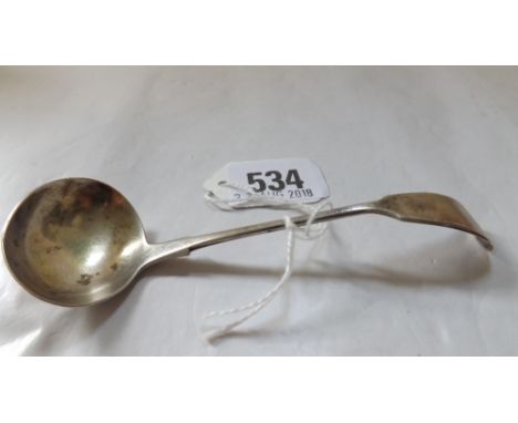 Victorian Exeter cream ladle. 1855. J. Stone    