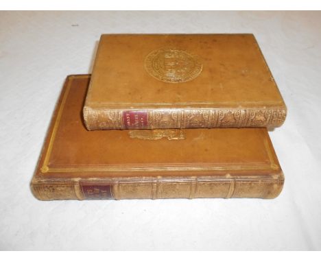 LYELL, C.   A Manual of Elementary Geology...     4th.ed. 1852, London, 8vo, cont. fl. gt. dec. cf. plus    MILLER, H.   The 