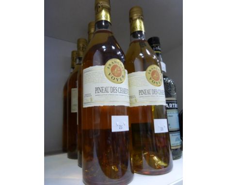 * 5 Bottles of Voyer Blanc Pineau Charentes (5) Pineau Des Charentes from Francois Voyer, made with approximately two thirds 