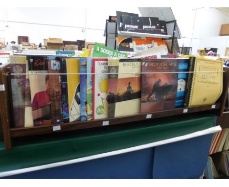 A Quantity of Music Themed Literature to include ''Debussy The Ultimate Piano Collection 78 Pieces'' (RRP £24.99), ''Billy Jo