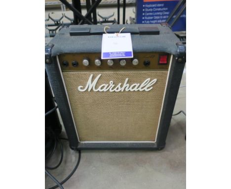 * A Marshall lead 12 model Amplifier (model 505 12 Watt Rms/8 OHM) (est £200-£300) 