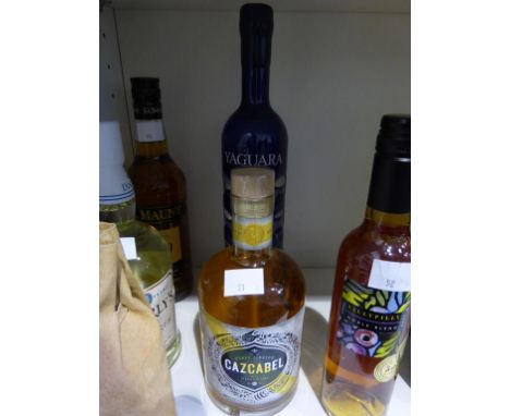 * 1 Bottle of Yaguara Cachaca and 1 Bottle of Cazcabel Honey Tequila Liqueur (2) Yaguara Cachaça is a very stylish Brazilian 