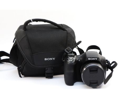 A Sony Cybershot DSC-H300 digital camera. 