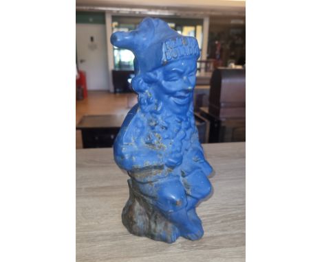 Record Bulldog, a cast iron Record Tools garden gnome, point of sale advertising merchandise given to tool shops in the early