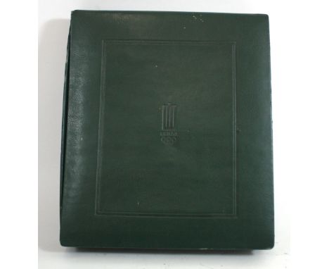 Lithuanian; London Olympic Games 2012 participation medal, designed by Sir Charles Allen CBE, in presentation box.