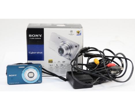A Sony Cybershot DSC-W350 digital camera, in box.