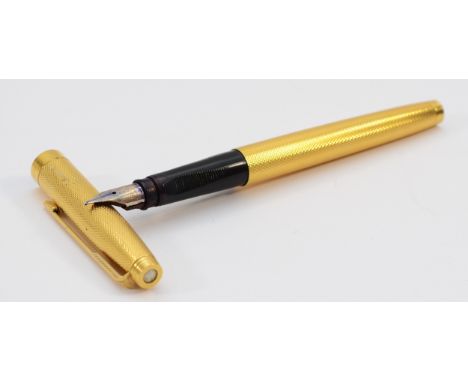 A Parker fountain pen, with 14k gold nib, cartridge filled.