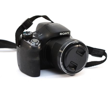 A Sony Cybershot DSC-H400 digital camera. 