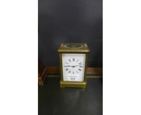 French brass cased carriage clock (a/f) 15cm high 