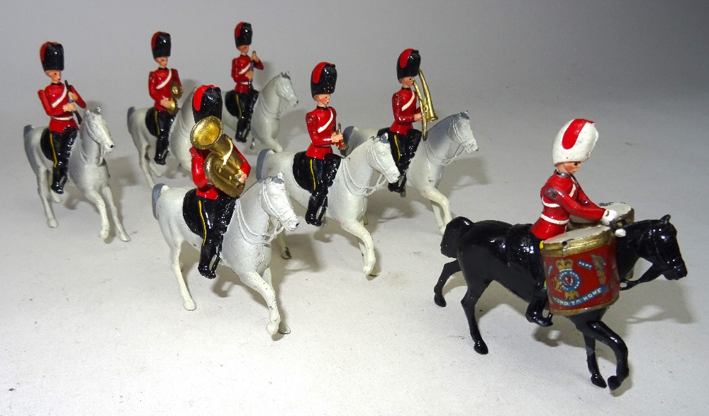 Britains set 1720, Mounted Band of the Royal Scots Greys with Drum ...