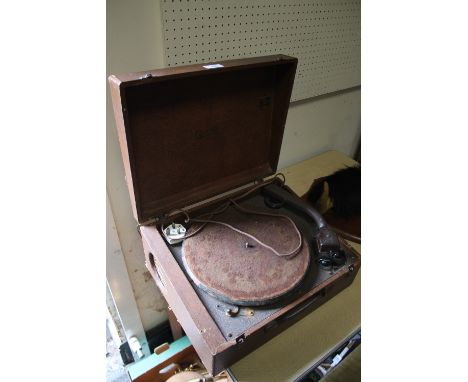 A COLLARO BAKELITE MICROGRAM RECORD PLAYER