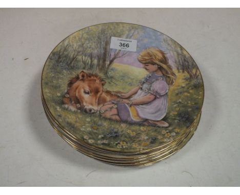 A SET OF ROYAL WORCESTER DAYS OF THE WEEK CHILDREN'S RHYME COLLECTORS PLATES