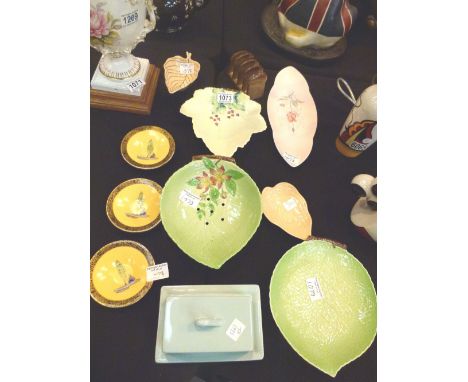 CARLTON WARE ITEMS. Eleven Carlton Ware items 
