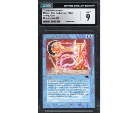 This transmute artifact ahs been graded and authenticated by CGC and awarded a mint 9!&nbsp;