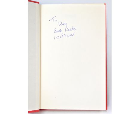 IAN RUSH; an autobiography, bearing the footballer's signature.We have not authenticated this signature, please satisfy yours