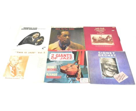 JAZZ &amp; CLASSICAL; a quantity of records to include Sidney Bechet 'Bechet and Blues' and one other LP, also 'This is Jazz 