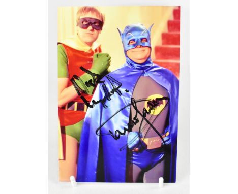 ONLY FOOLS AND HORSES; a reproduced coloured photograph bearing the signatures of David Jason and Nicholas Lyndhurst when fam