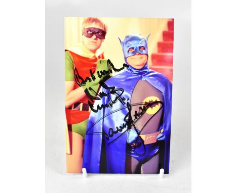 ONLY FOOLS AND HORSES; a reproduced colour photograph bearing the signatures of David Jason and Nicholas Lyndhurst when famou