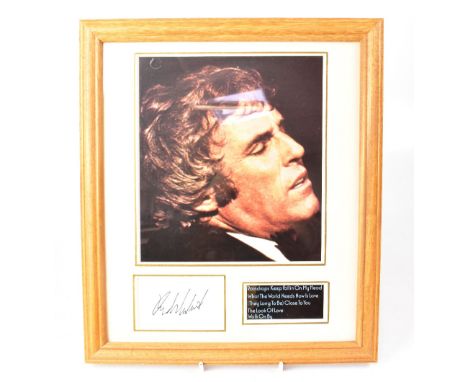 ROCK & POP ETC; a group of five autographed promotional pictures of Burt Bacharach, Blondie with Debbie Harry, Cheryl Crowe, 