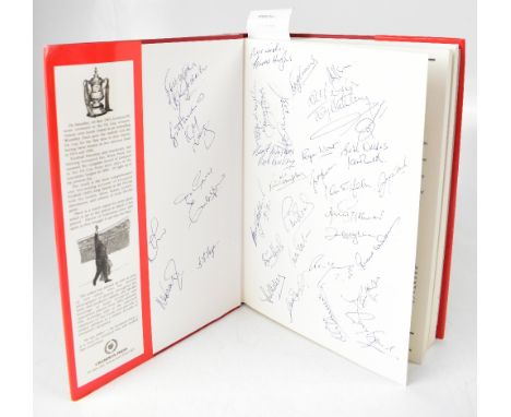 LIVERPOOL FC; 'E-Aye-Addio We've Won The Cup!', single volume 1892-1983 bearing numerous signatures including Ian Rush, Phil 