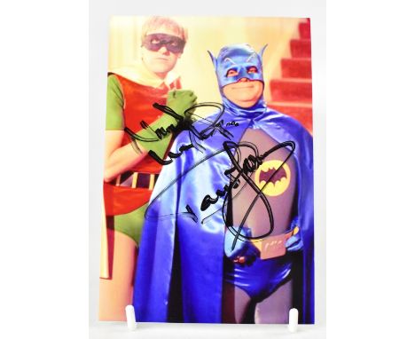 ONLY FOOLS AND HORSES; a reproduced coloured photograph bearing the signatures of David Jason and Nicholas Lyndhurst when fam