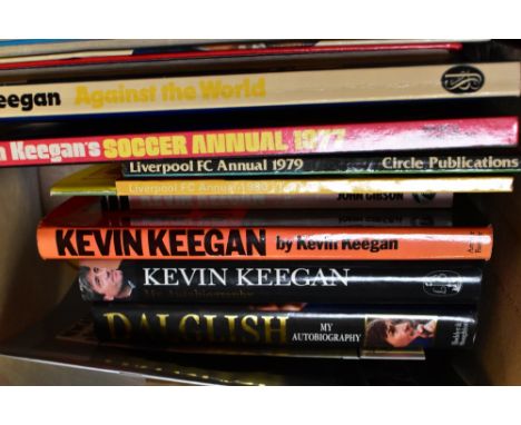 FOOTBALL; a quantity of books and albums, mainly relating to Kevin Keegan to include 'Kevin Keegan's Soccer Annual' 1977, 197