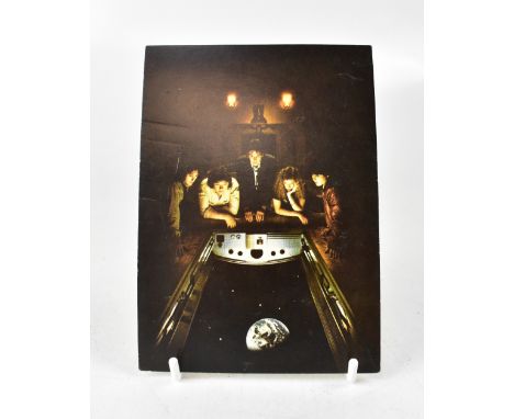 WINGS; a promotional postcard bearing signatures of the band including Sir Paul McCartney.We have not authenticated these sig