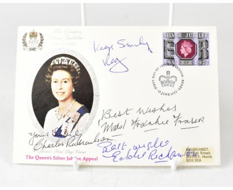 THE KRAYS; two first day covers bearing various signatures, including Reg and Ron Kray and Mad Frankie Fraser.We have not aut