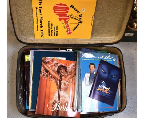 ROCK & POP ETC; a quantity of concert programmes, mainly dating from the 1990s, some bearing signatures, including 'Bill Wyma