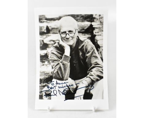 PAUL NEWMAN; a black and white photograph inscribed 'To Anne best wishes', and bearing the star's signature.We have not authe