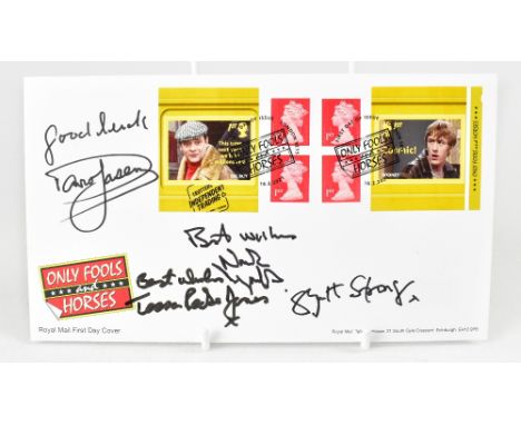 ONLY FOOLS AND HORSES; a first day cover bearing several signatures including David Jason.We have not authenticated these sig
